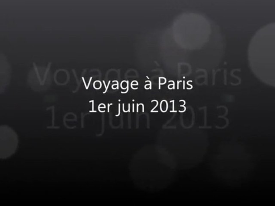 AEP Châteaurenaud Voyage à Paris 1er juin 2013