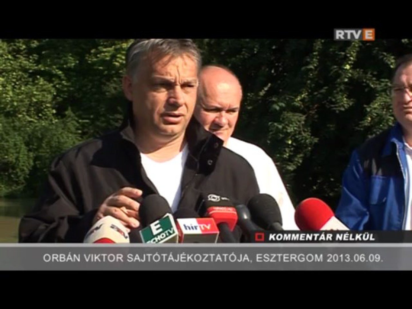 ⁣Kommentár Nélkül Orbán Viktor sajtótájékoztatója, Esztergom 2013.06.09.