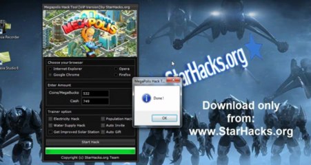 Megapolis Hack Tool [Work/Clean/Update]