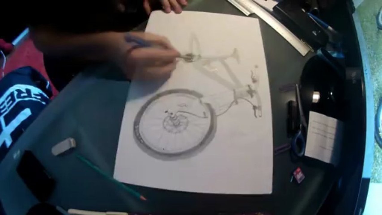 supreme DH dessin noir & blanc