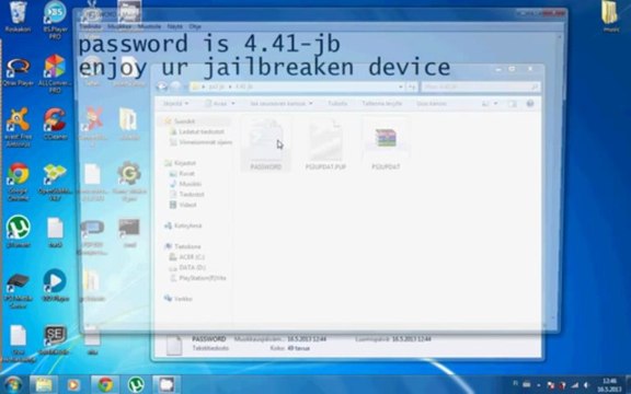 PS3 4.41 first working jailbreak without any surveys or passwords!!!!!!!!