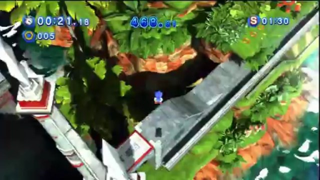 Sonic Generations - Seaside Hill Acte 1 - Défi 4 : Amusement à grande vitesse