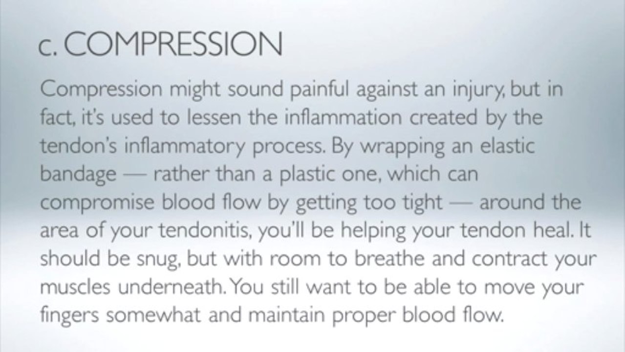 Hand Tendonitis Treatment | Treatment for Hand Tendonitis