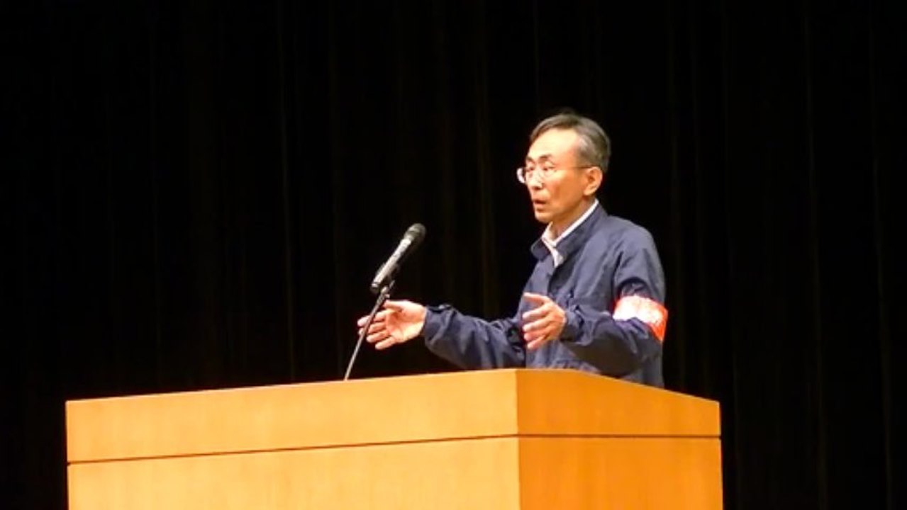 今こそ国鉄闘争の火をもっと大きく！  動労千葉・田中委員長