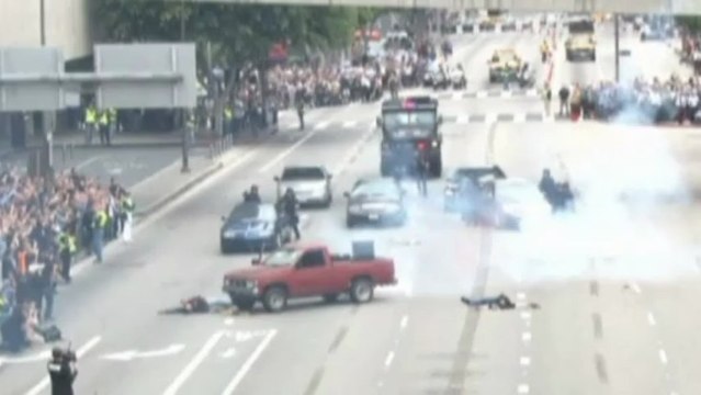 'Terrorists killed in LA street' during anti-terror drill