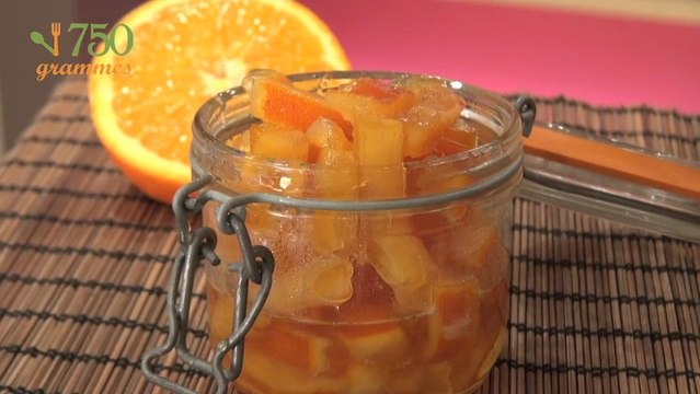 Recette d'Oranges confites - 750 Grammes