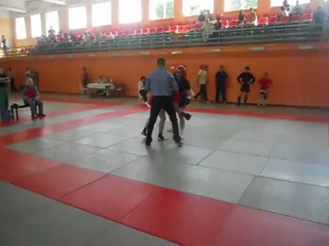 Championship of Belarus by Wushu Sanda, fight 3 round 2, 70 kg