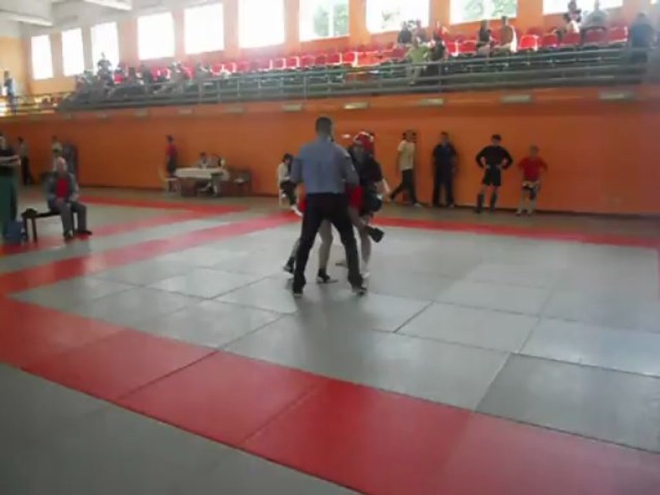 Championship of Belarus by Wushu Sanda, fight 3 round 2, 70 kg
