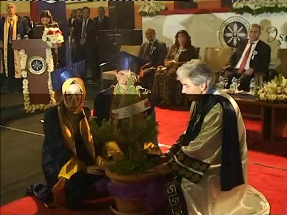 Ardahan Üniversitesi Mezuniyet Coşkusu - 5 Rektör KORKMAZ ve bölüm birincileri fidan dikme etkinliği