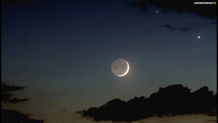 La Lune, Vénus et Mercure