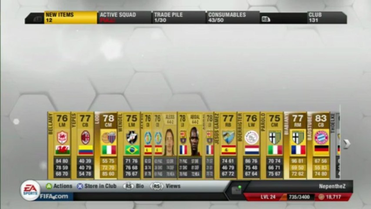 FIFA 13 Ultimate Team - PACK OPENING - 25k SPECIAL PACKS!