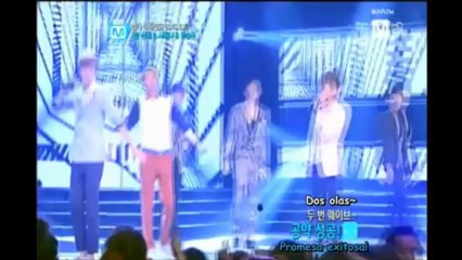 [sub español] 130530  M Countdown SHINHWA Behind Story
