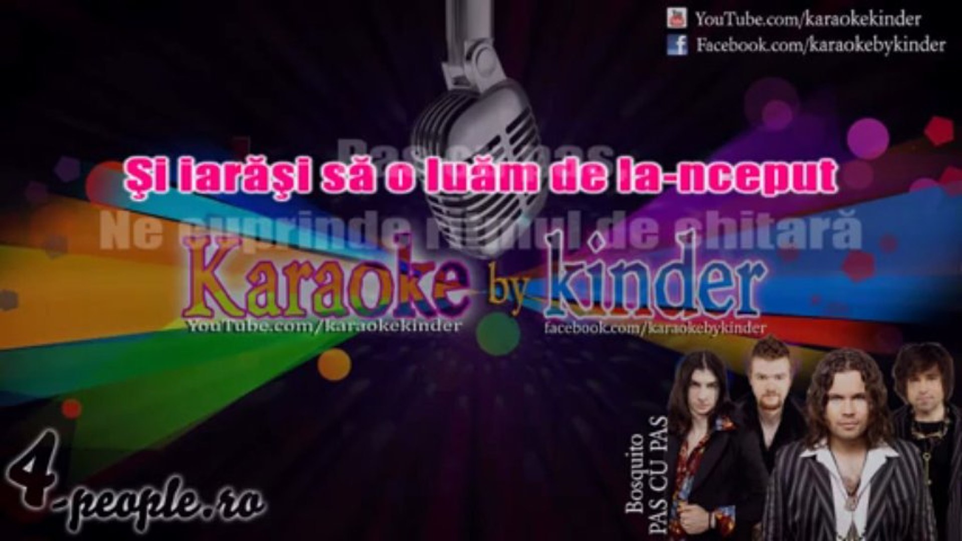 ⁣stil Bosquito - Pas cu Pas [Karaoke by kinder]