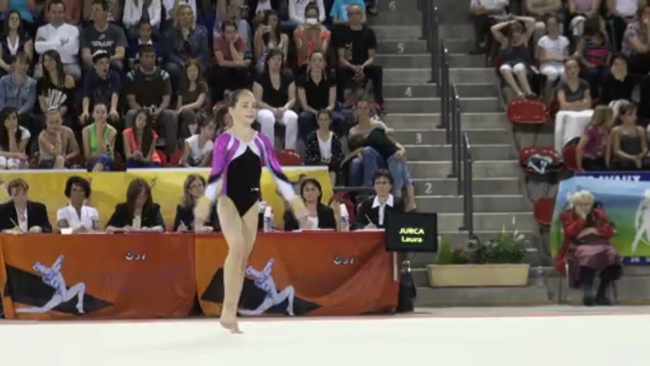 FFGYM - Silvia Zarzu, 2013 Match France-Roumanie Finales, Sol