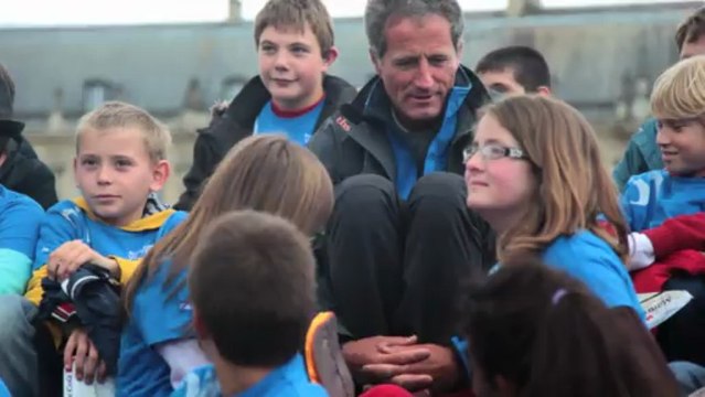 Baptême et journée solidaire pour TBS et Michel Desjoyeaux