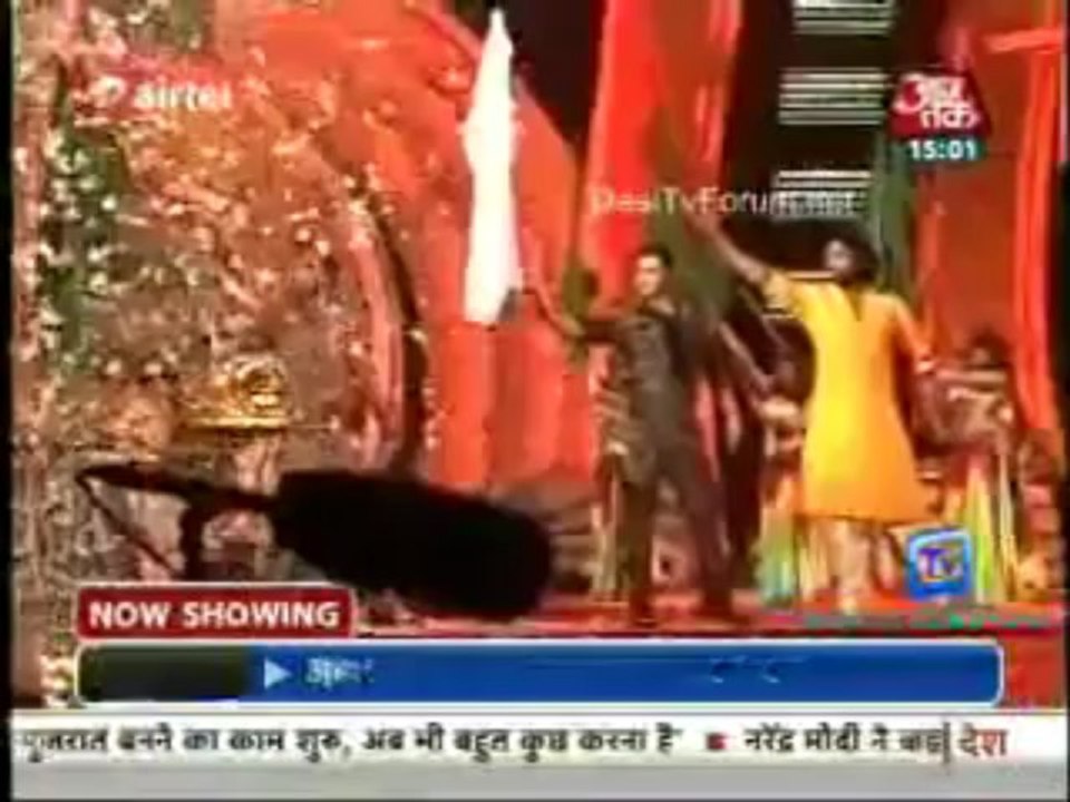 Rithvik Dhanjani's CID Veerta Awards Performance SBB Segment 8th April 2013