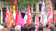 Hommage à Clément Méric : le rassemblement des partis de gauche et des syndicats, place Saint-Michel.