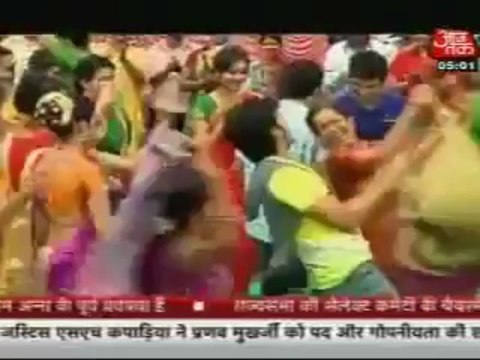 Pavitra Rishta Cast with Ritesh and Tushar (Dahi Handi Special) SBB Segment 25th July 2012