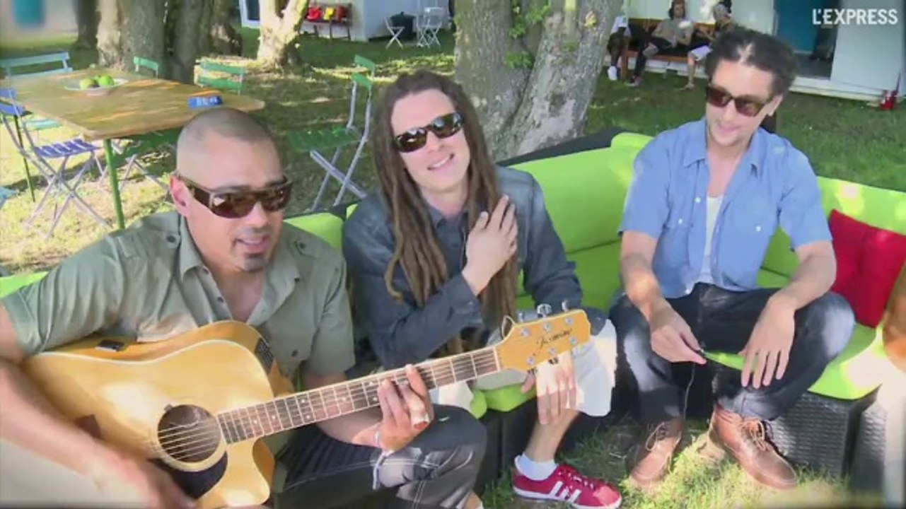 Broussaï en session acoustique aux Francos Gourmandes 2013