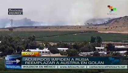 Rusia no podrá reemplazar a Austria en Misión ONU en Altos del Golán