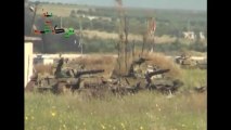 Video appears to show Syrian rebels attacking Aleppo airbase