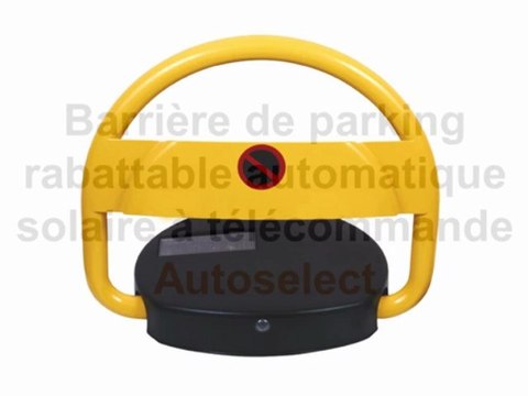 Barrière de parking rabattable automatique solaire à télécommande - Autoselect