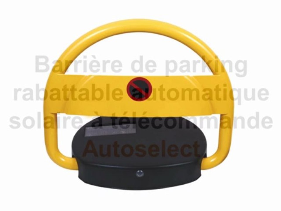 Barrière de parking rabattable automatique solaire à télécommande - Autoselect