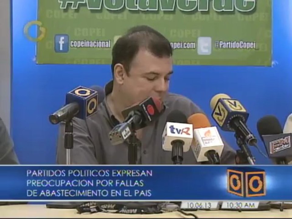 Copei atribuyó el desabastecimiento a políticas desacertadas del gobierno