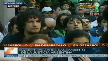 Presidenta de Argentina inauguró laboratorio de investigación forense