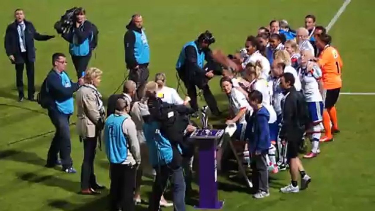 FINALE COUPE DE FRANCE FÉMININE   ASSE  VS OL remise de la coupe
