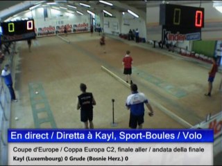 Tir rapide en double, Stafetta, Alessio Giordanino vs Corluka Mikulic, CE2 2013 Kayl vs Grude