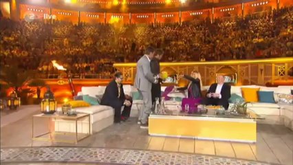 Gerard Butler Wetten dass.._ Wetteinlösung Eis in die Hose 0