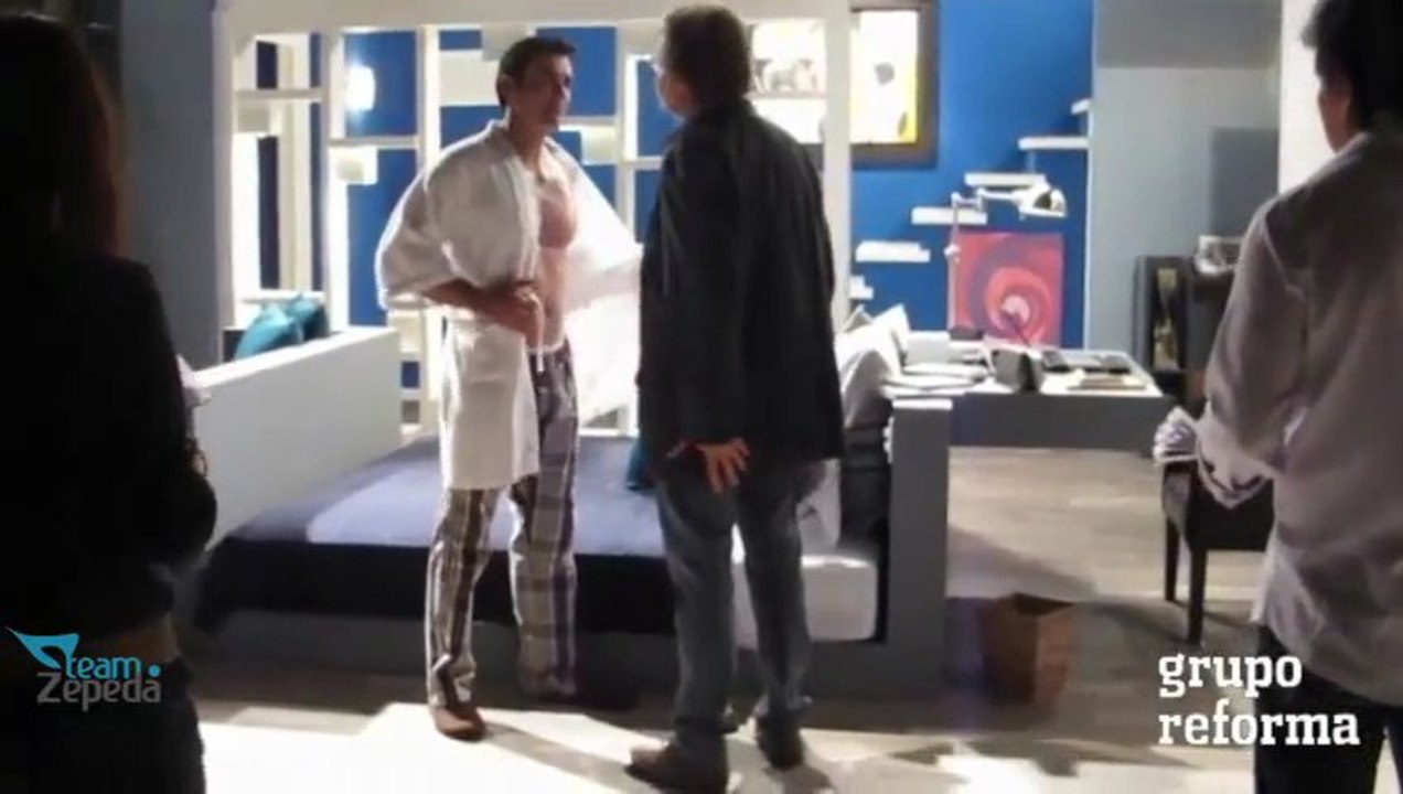 David Zepeda @davidzepeda1 detrás de cámaras de @MentirParaVivir