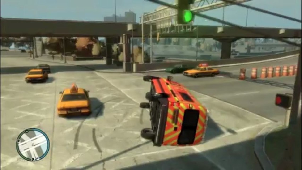 Grand Theft Auto 4 - Camion sapeur pompier de paris