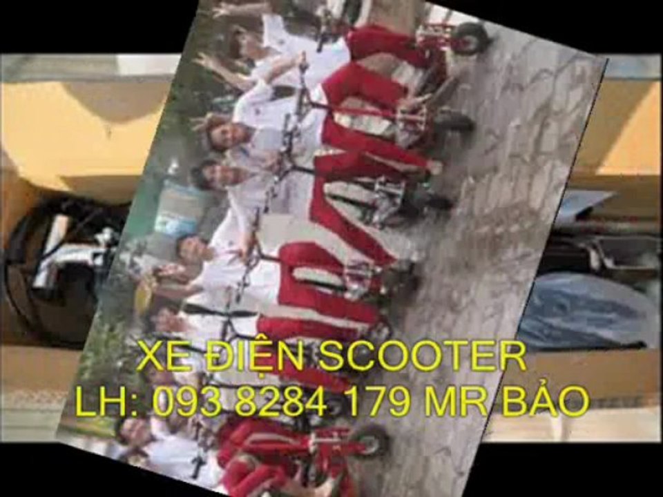 xe dien scooter , xe điện mini scooter , xe scooter chay trong khu vui chơi