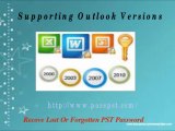Easily Unlock And Recover Your Lost Or Forgotten PST Password