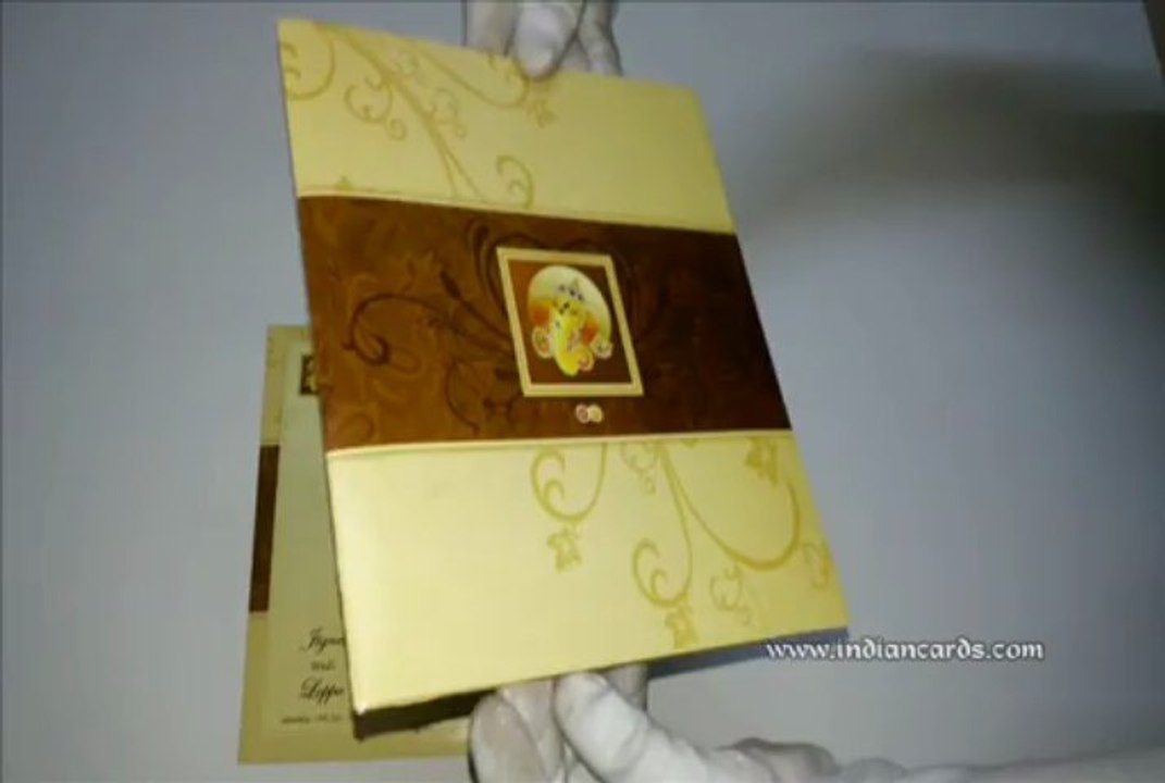 W-5262, Multicolor Offset , Indian Cards, Hindu Wedding Invitations, Designer Cards