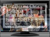 Super Bantamweight Chris Avalos vs Drian Francisco Live Online