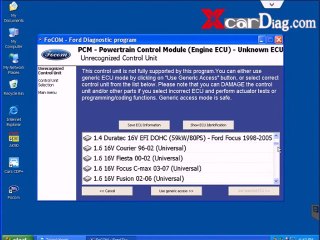 How to use FoCOM OBD2 Ford ECU Scan Cable