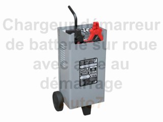 Chargeur-démarreur de batterie sur roue avec aide au démarrage - Auto7