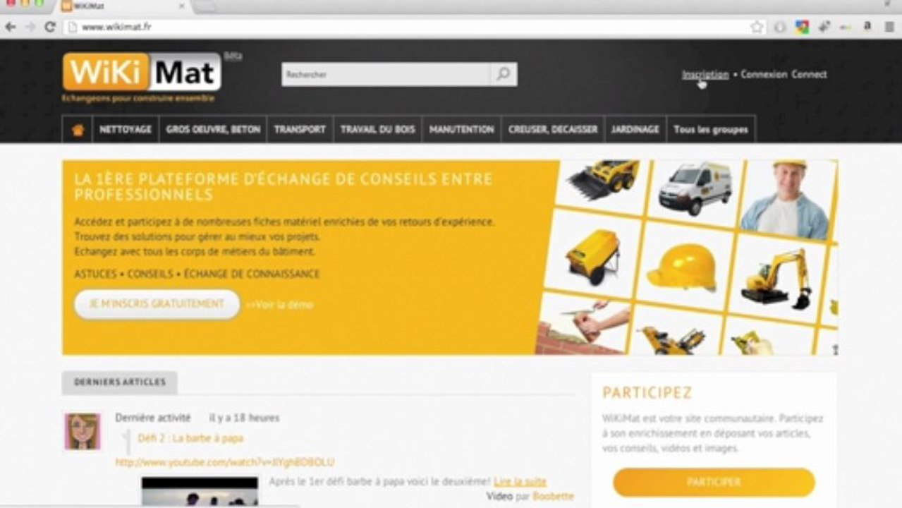 WiKiMat : Comment s'inscrire ?