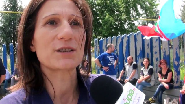 Teverola (CE) - La protesta degli operai Indesit -4 - (10.06.13)