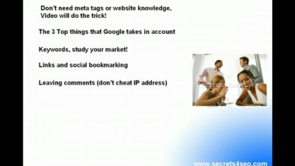 Full SEO tutorial of twenty step by step seo videos.
