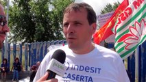 Teverola (CE) - La protesta degli operai Indesit -2- (10.06.13)