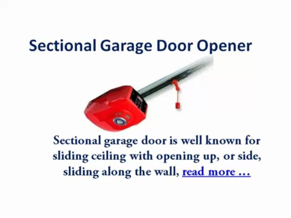 Trends Of Garage Door Openers Sectional Overhead Roller Shutter