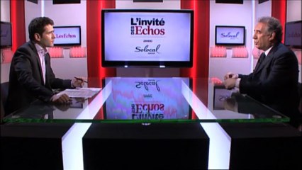 L'invité des Echos : François Bayrou