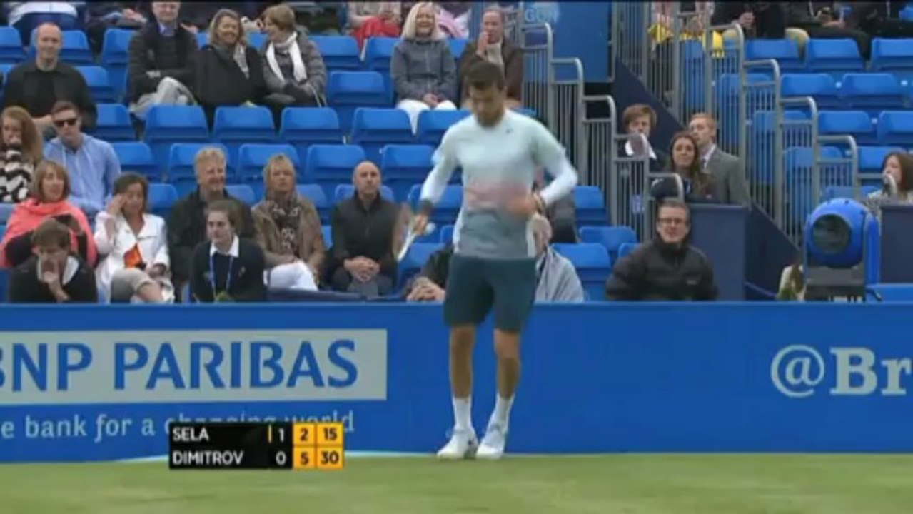 Queen's: Sharapova beäugt Dimitrovs Dreisatz-Krimi