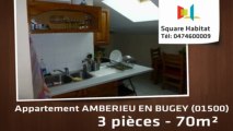 A louer - Appartement - AMBERIEU EN BUGEY (01500) - 3 pièces - 70m²