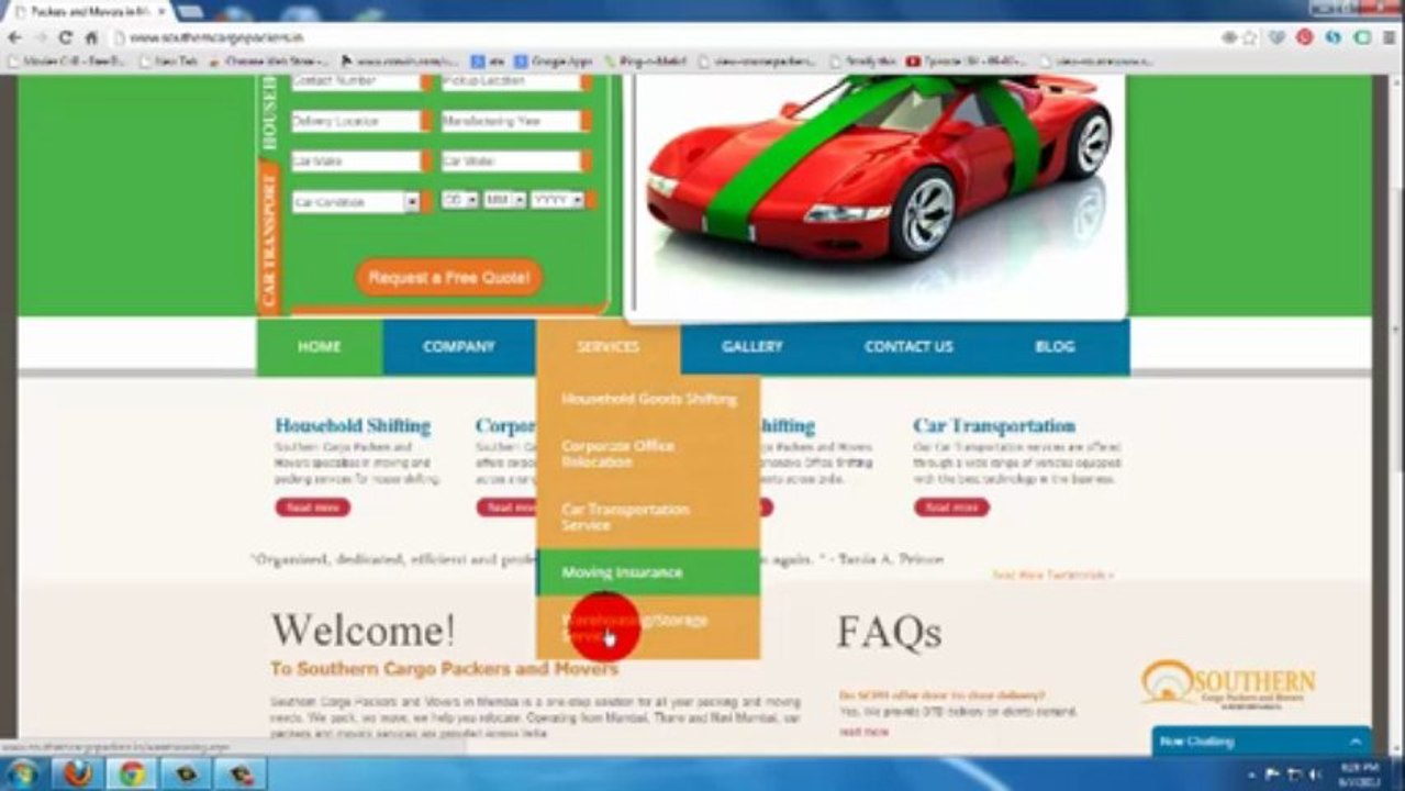 Southern Cargo Packers and Movers - Brand New Website!!