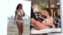 Brooke Vincent Sizzles in a Polka Dot Bikini in Spain